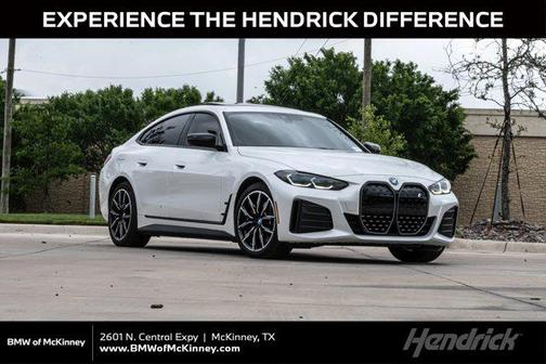 Mineral White Metallic 2023 BMW i4 Gran Coupe eDrive40