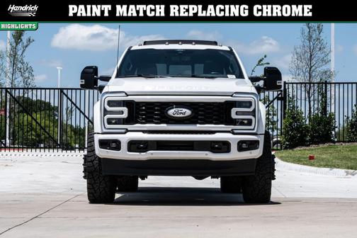 Star White Metallic Tri-Coat 2025 Ford F-450 Platinum