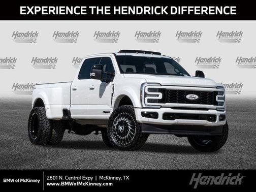 Star White Metallic Tri-Coat 2025 Ford F-450 Platinum