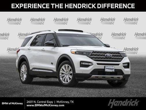 Star White Metallic Tri-Coat 2022 Ford Explorer King Ranch