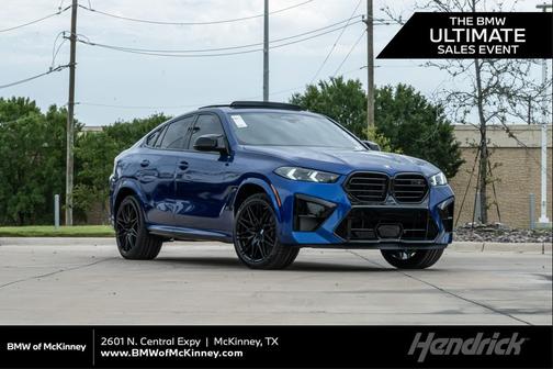 Marina Bay Blue Metallic 2027 BMW X6 M Competition