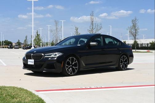 Black Sapphire Metallic 2021 BMW M550 i Xdrive