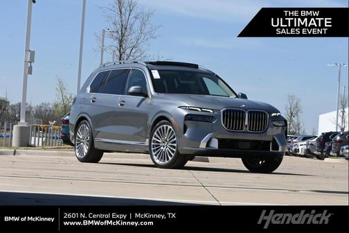Skyscraper Grey Metallic 2026 BMW X7 xDrive40i