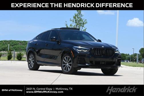 Black Sapphire Metallic 2022 BMW X6 M50i