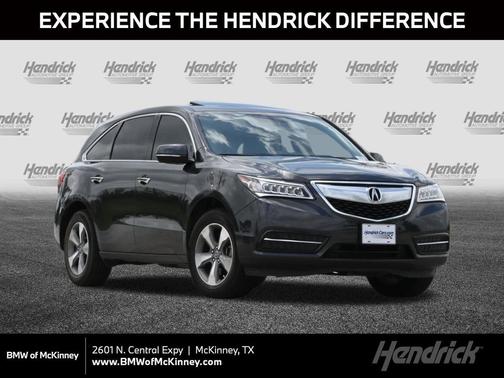 Crystal Black Pearl 2015 Acura MDX 3.5L
