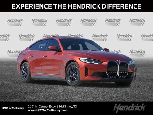 Sunset Orange Metallic 2023 BMW i4 Gran Coupe eDrive35