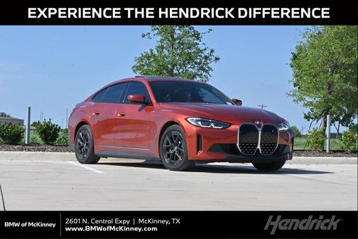 Sunset Orange Metallic 2023 BMW i4 Gran Coupe eDrive35