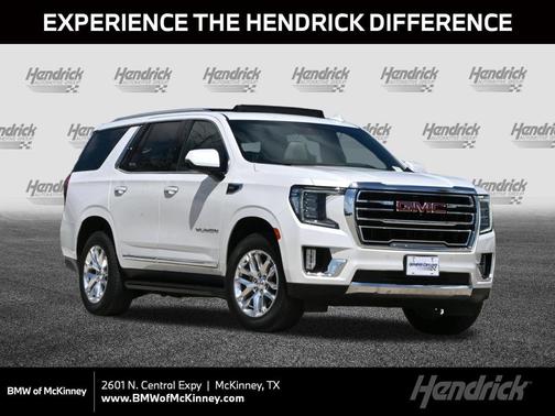 White Frost Tricoat 2023 GMC Yukon SLT