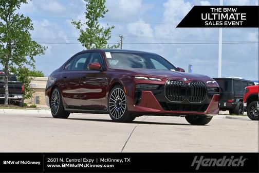 Aventurin Red Metallic 2026 BMW i7 eDrive50