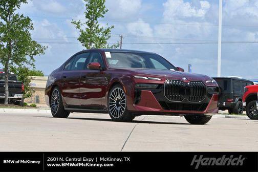 Aventurin Red Metallic 2026 BMW i7 eDrive50