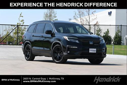 Crystal Black Pearl 2021 Honda Pilot AWD Black Edition