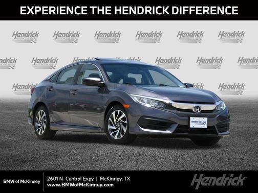 Modern Steel Metallic 2018 Honda Civic EX
