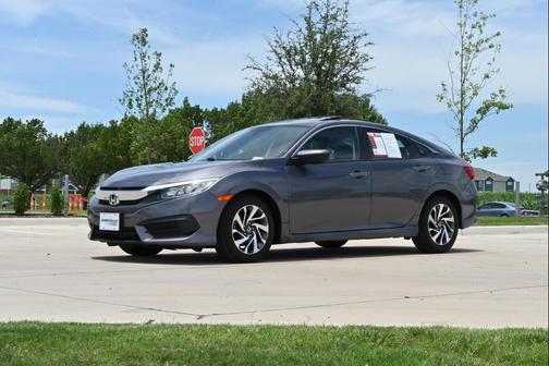 Modern Steel Metallic 2018 Honda Civic EX