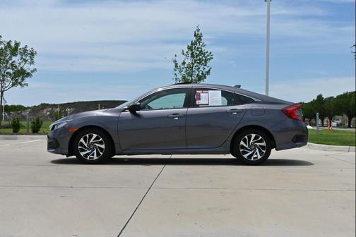 Modern Steel Metallic 2018 Honda Civic EX