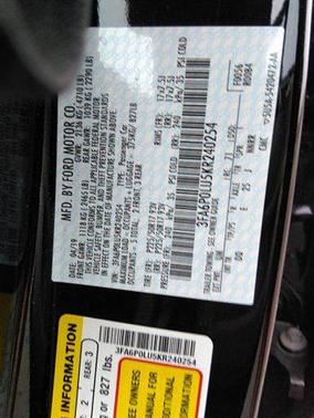 2019 Ford Fusion Hybrid SE