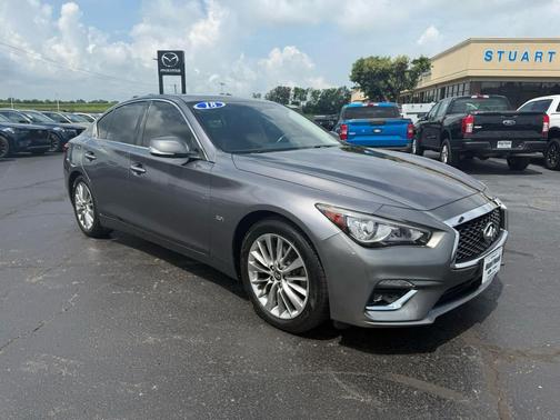 Graphite Shadow 2018 INFINITI Q50 3.0t LUXE