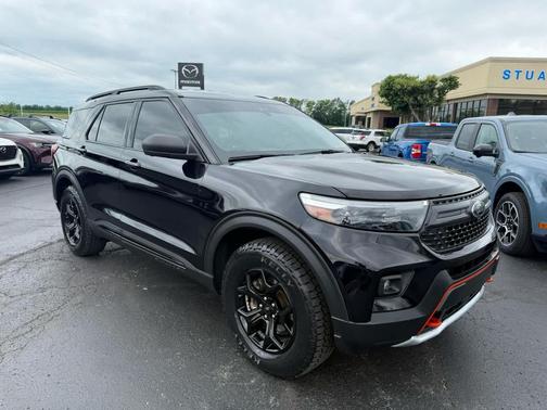Agate Black Metallic 2021 Ford Explorer Timberline