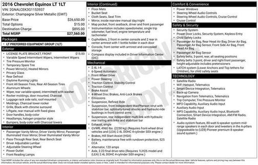 Champagne Silver Metallic 2016 Chevrolet Equinox LT