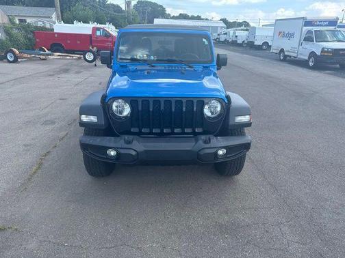 Hydro Blue Pearl Coat 2021 Jeep Wrangler Willys