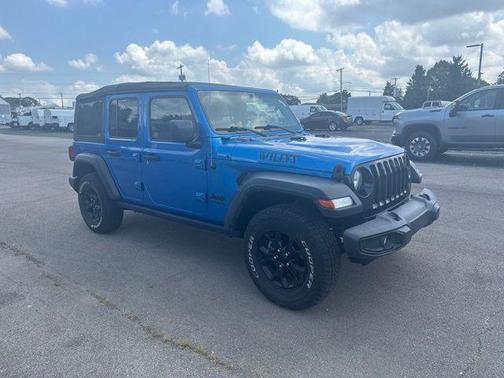 Hydro Blue Pearl Coat 2021 Jeep Wrangler Willys