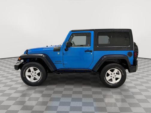 Hydro Blue Pearl Coat 2015 Jeep Wrangler Sport