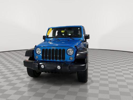 Hydro Blue Pearl Coat 2015 Jeep Wrangler Sport