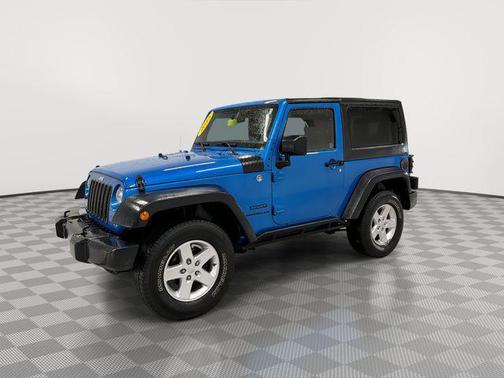 Hydro Blue Pearl Coat 2015 Jeep Wrangler Sport