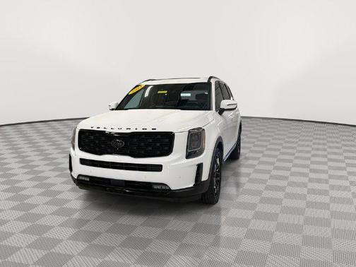 Glacial White Pearl 2021 Kia Telluride SX