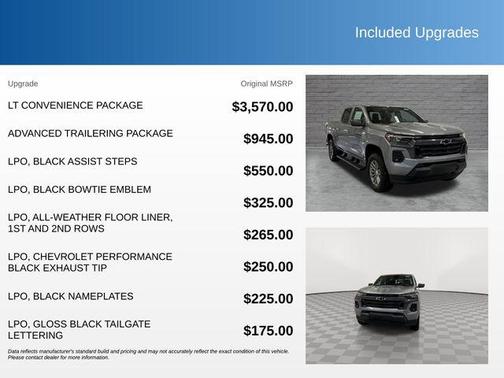 Sterling Gray Metallic 2026 Chevrolet Colorado LT