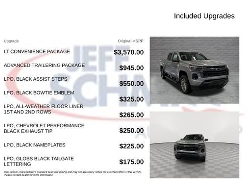 Sterling Gray Metallic 2026 Chevrolet Colorado LT