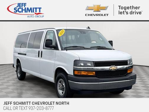 Summit White 2024 Chevrolet Express 3500 RWD 3500 Extended Wheelbase LT