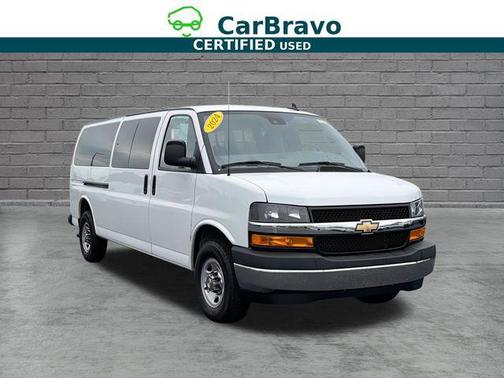 Summit White 2024 Chevrolet Express 3500 RWD 3500 Extended Wheelbase LT
