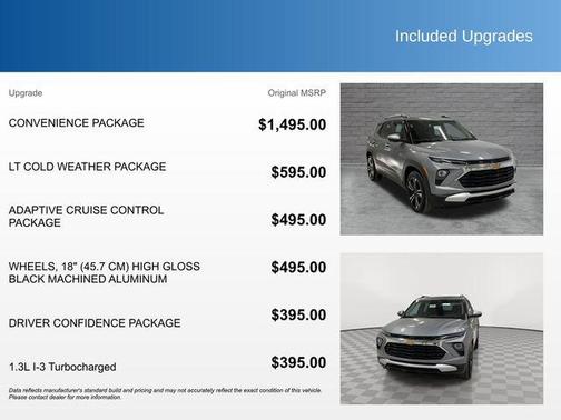 Sterling Gray Metallic 2026 Chevrolet Trailblazer LT