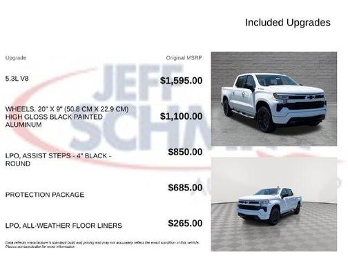 Summit White 2026 Chevrolet Silverado 1500 RST