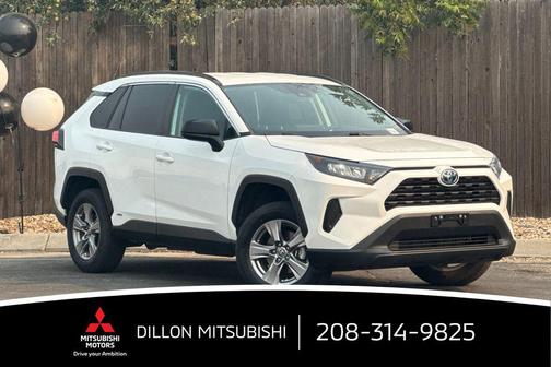 White 2022 Toyota RAV4 Hybrid LE