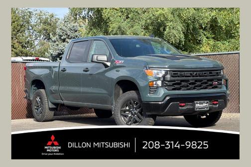 Cypress Gray 2025 Chevrolet Silverado 1500 Custom Trail Boss