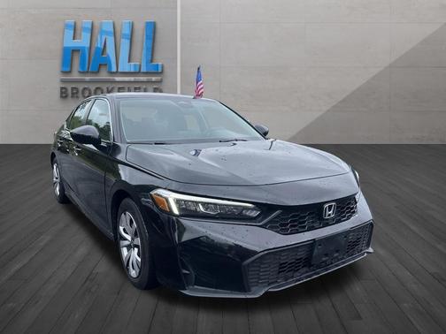Crystal Black Pearl 2025 Honda Civic LX