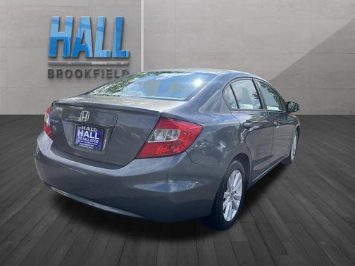 Gray 2012 Honda Civic EX