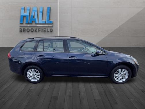 Night Blue 2015 Volkswagen Golf SportWagen TSI S 4-Door