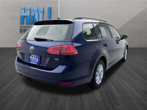 Night Blue 2015 Volkswagen Golf SportWagen TSI S 4-Door
