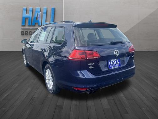 Night Blue 2015 Volkswagen Golf SportWagen TSI S 4-Door