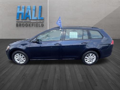 Night Blue 2015 Volkswagen Golf SportWagen TSI S 4-Door