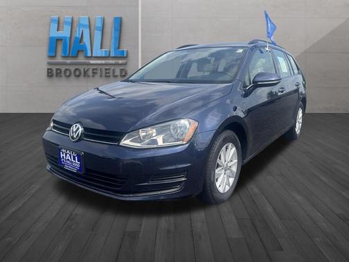 Night Blue 2015 Volkswagen Golf SportWagen TSI S 4-Door