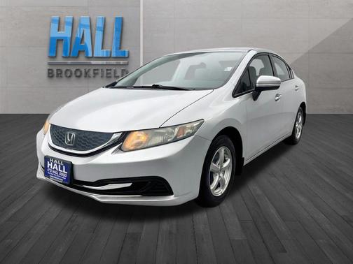 Alabaster Silver Metallic 2015 Honda Civic SE