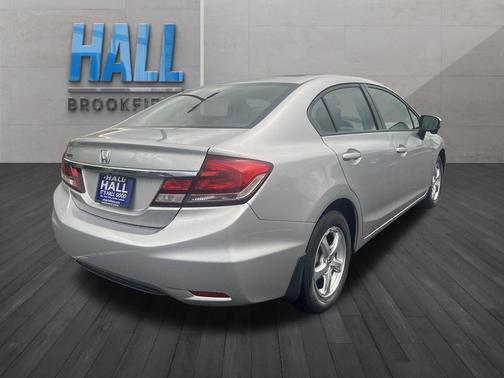 Alabaster Silver Metallic 2015 Honda Civic SE