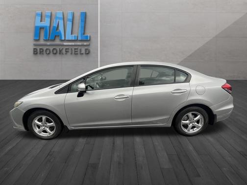 Alabaster Silver Metallic 2015 Honda Civic SE