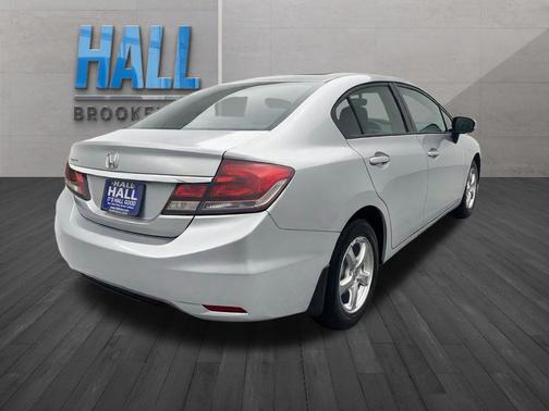 Alabaster Silver Metallic 2015 Honda Civic SE