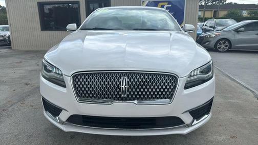 White Platinum Metallic Tri-Coat 2017 Lincoln MKZ Premiere