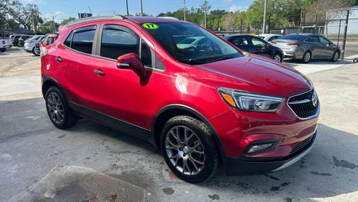 Red 2017 Buick Encore Sport Touring