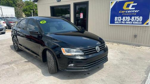 Black Uni 2016 Volkswagen Jetta 1.8T Sport
